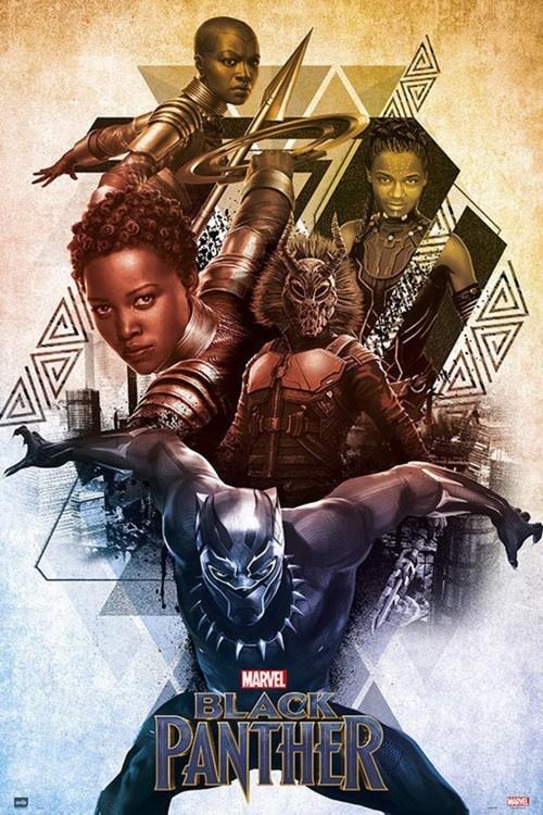 Poster, film poster Marvel - Black Panther 61x91,5 cm