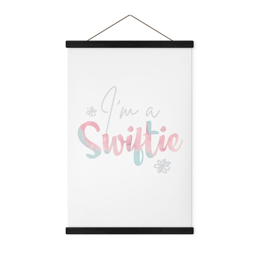 Affiche textile I'm a Swiftie - inspiré par Taylor Swift