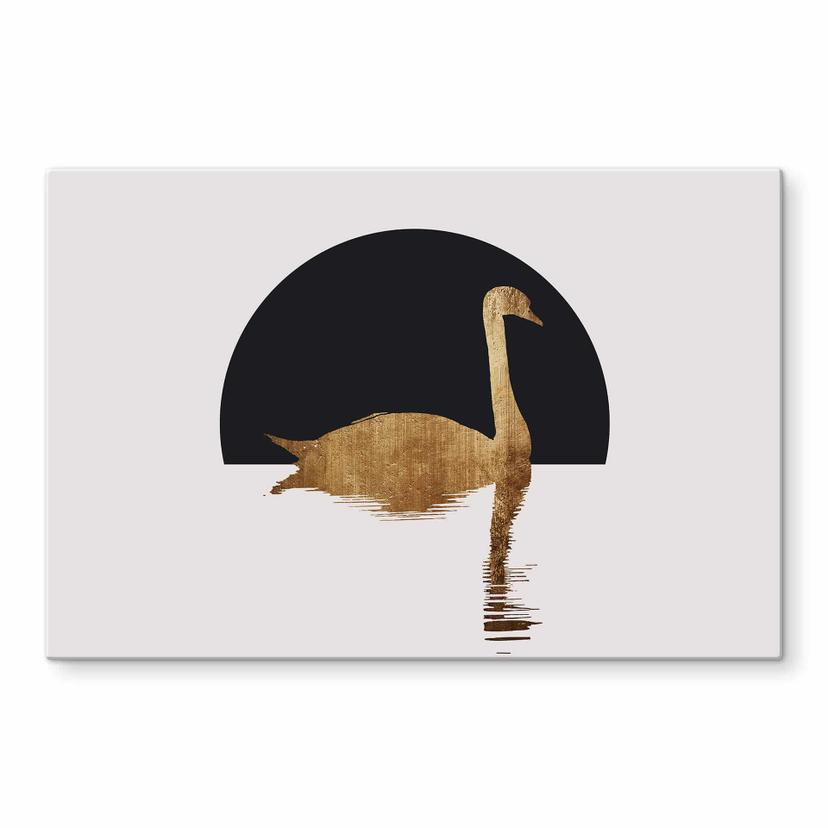 Pannello paraschizzi Kubistika - Cigno