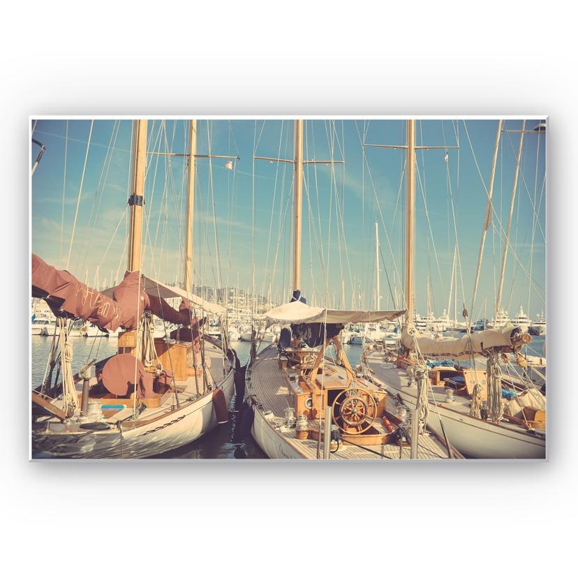Tableau Forex - Voiliers dans le port