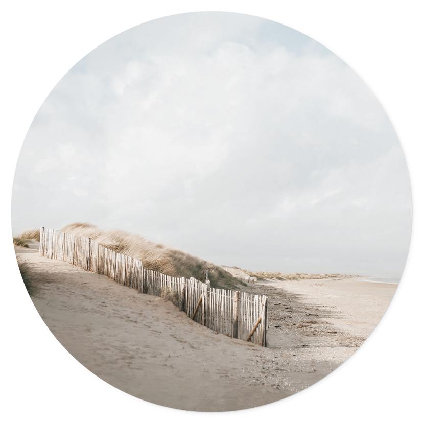Adesivo murale Paesaggio di dune nel Mare del Nord - Annie - Rotondo