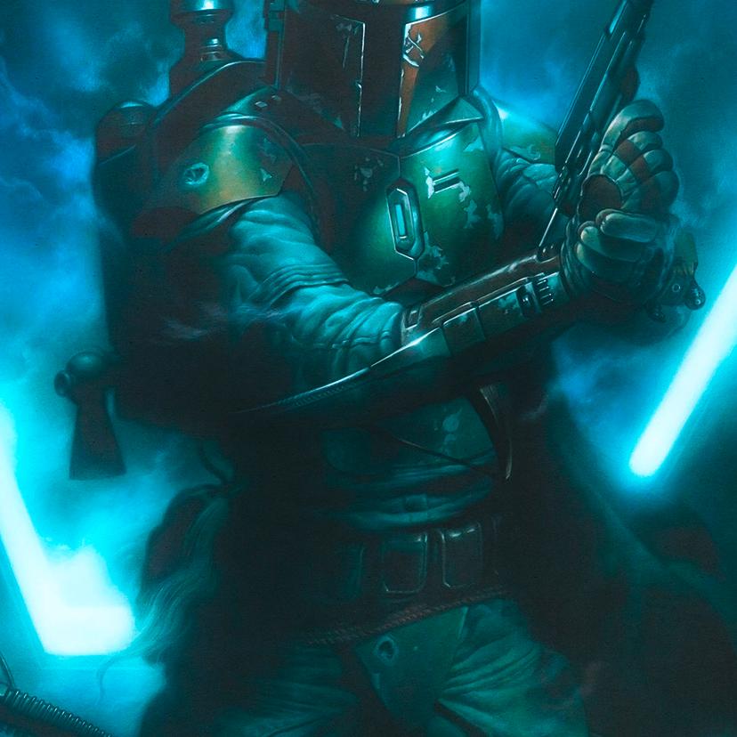 Vlies Fototapete - Star Wars Classic Bounty Hunter - 150 x 280 cm