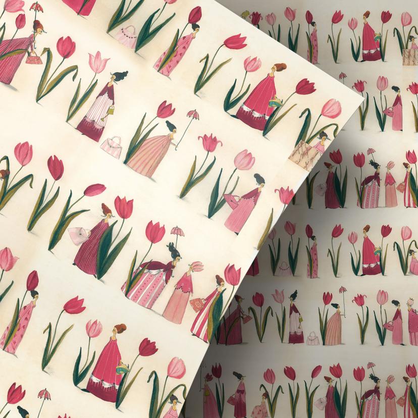 Møbelfolie Leffler - Tulipaner