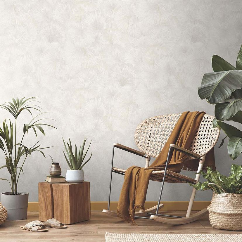 Bladtapet, mønstret tapet Fashion for Walls 4 af Guido Maria Kretschmer cream