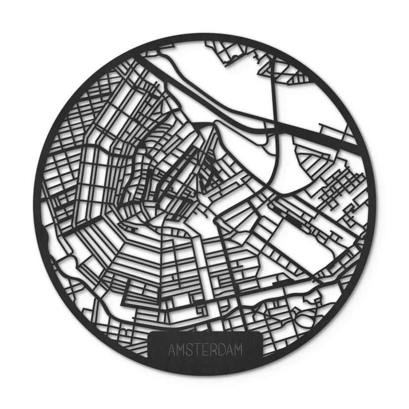 Decoro MDF - Pianta di Amsterdam