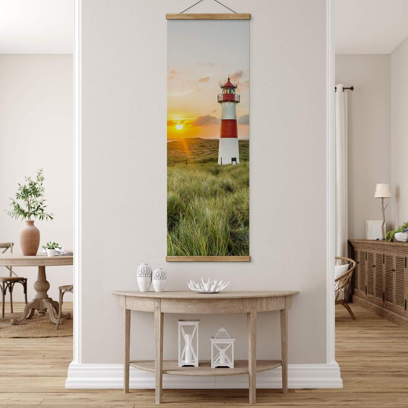 Stampe su tessuto Faro su Sylt - Panorama