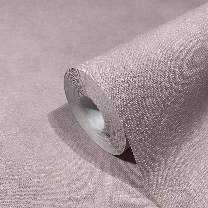 Ensfarvet tapet, non-woven vægbeklædning Shades Iconic pink
