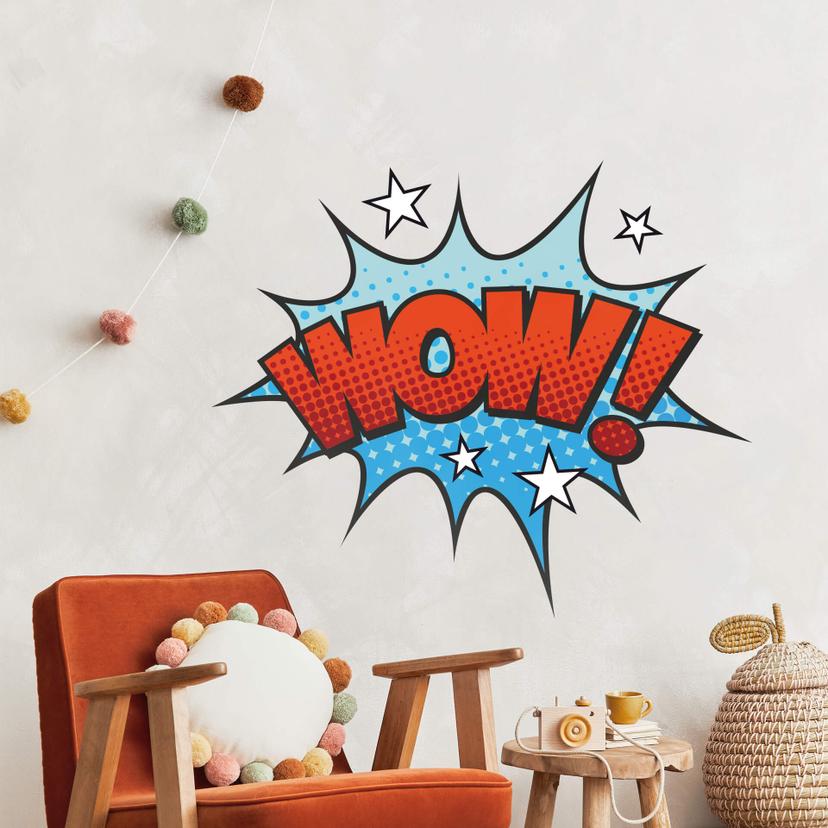 Wallsticker -  Comic Soundeffect - Wow!