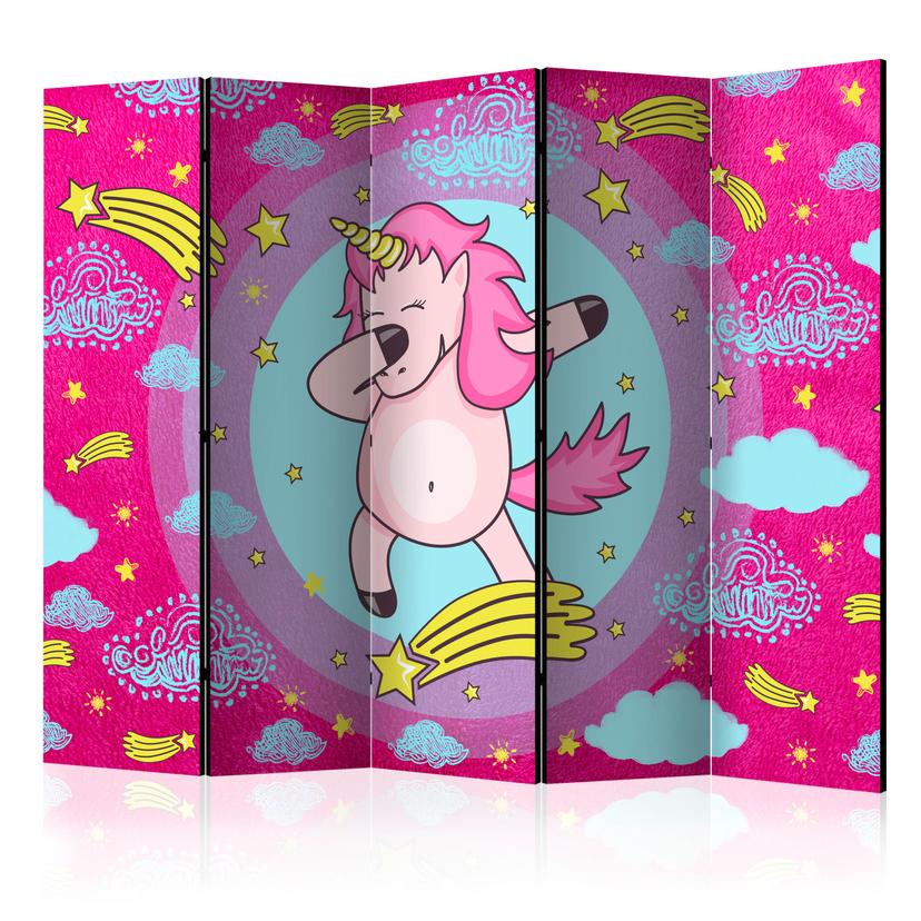 Divisorio per sala - Unicorno danzante, 3 pezzi