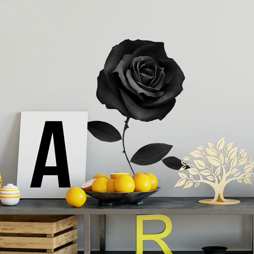 Sticker mural Ireland - Fabric Rose