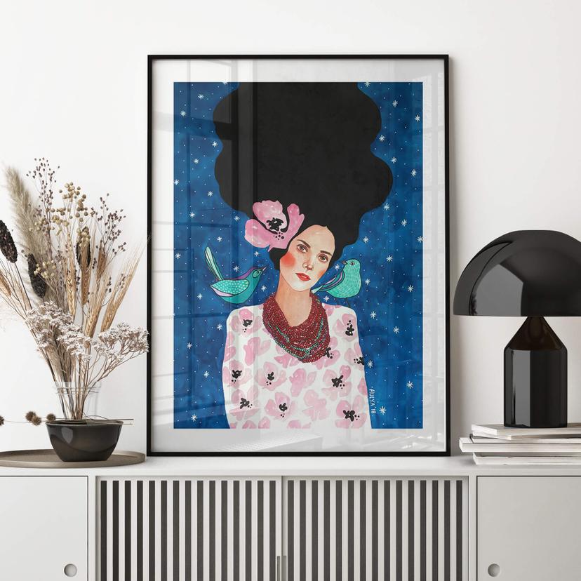 Poster Hülya - Under the stars