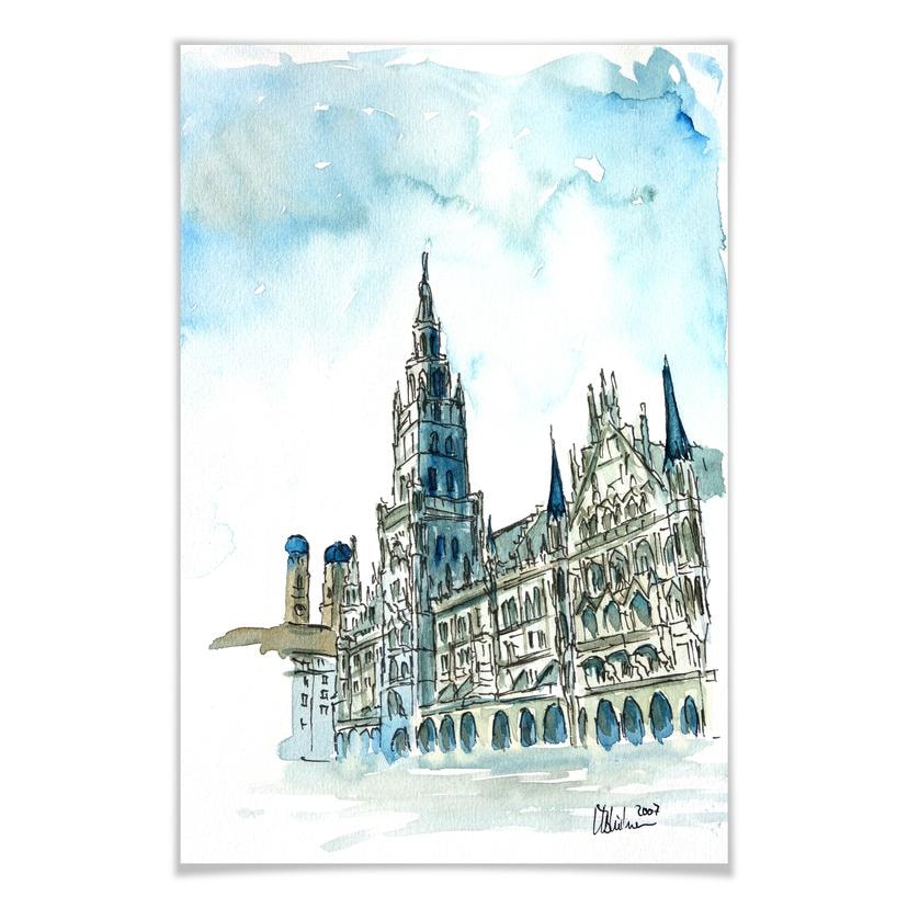 Poster - Bleichner - Mairie de Munich