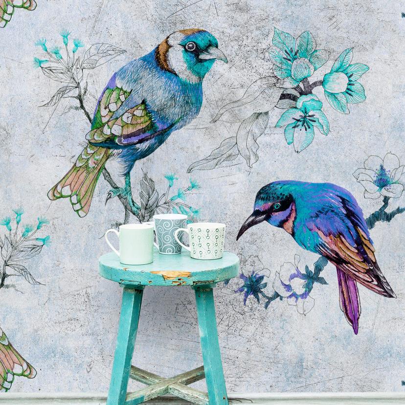 Livingwalls Fototapet Walls by Patel 2 love birds 1
