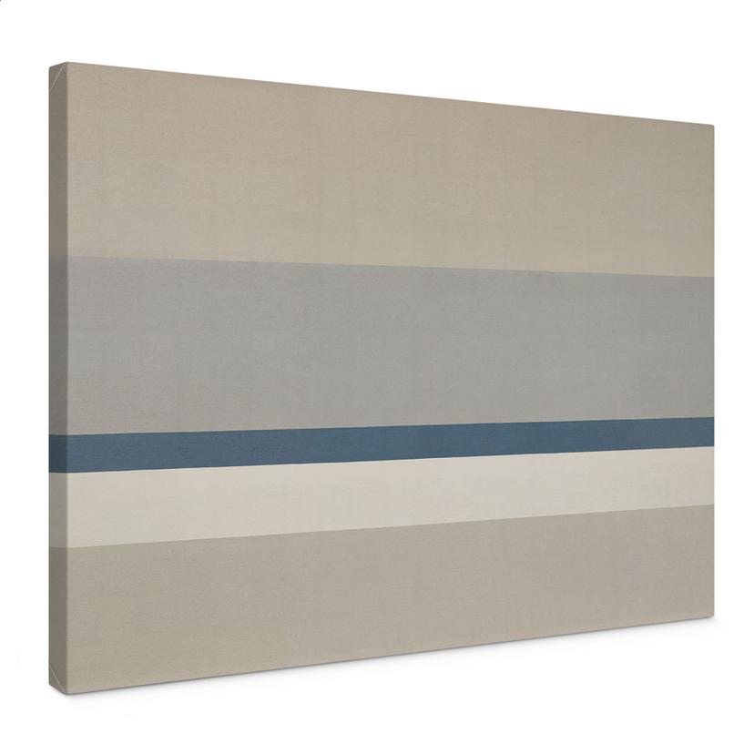Leinwandbild Agnes Balance - Horizontale Streifen - Sir Edward x Grigory Gladarev