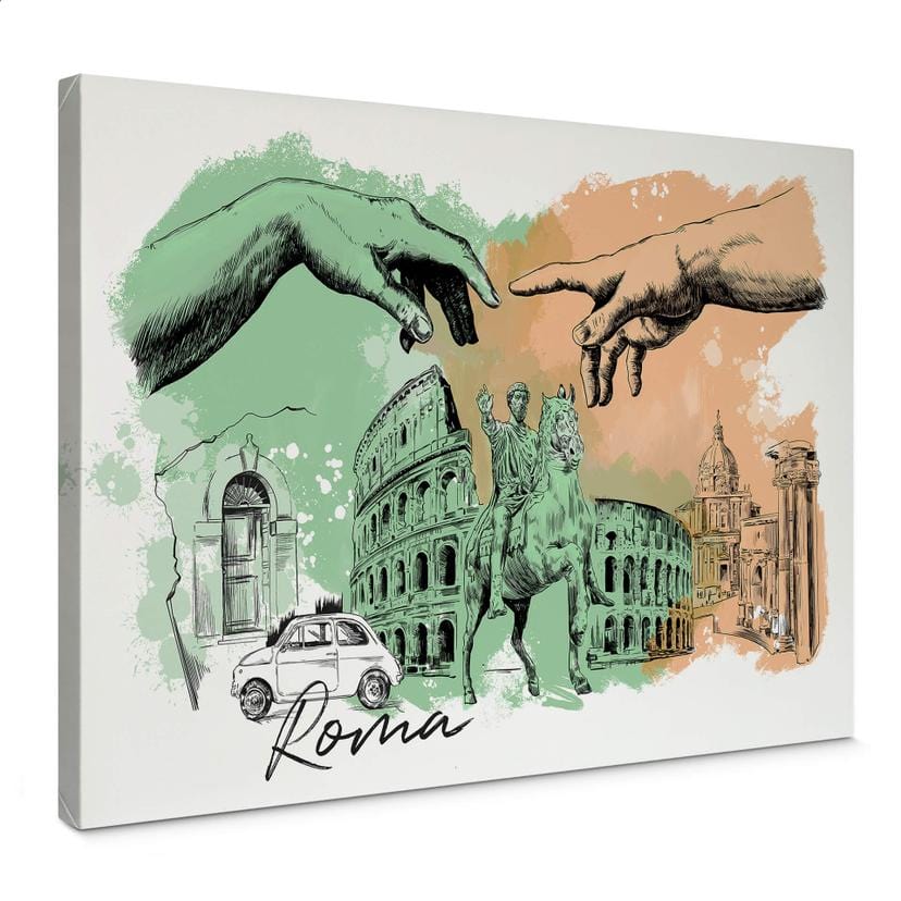 Lienzo Roma - Love your City