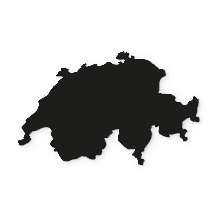 Decorazione acrilica mappa Svizzera