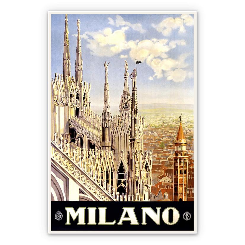 Tableau Forex - Voyage Vintage - Milano