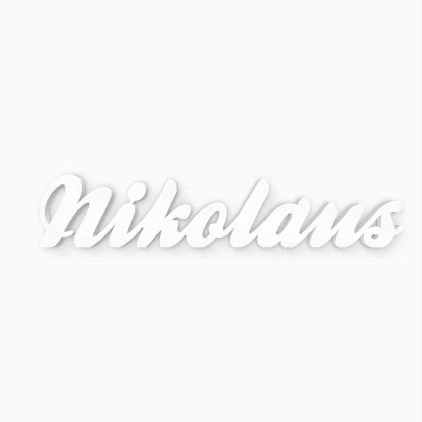 Lettres décoratives - Nikolaus