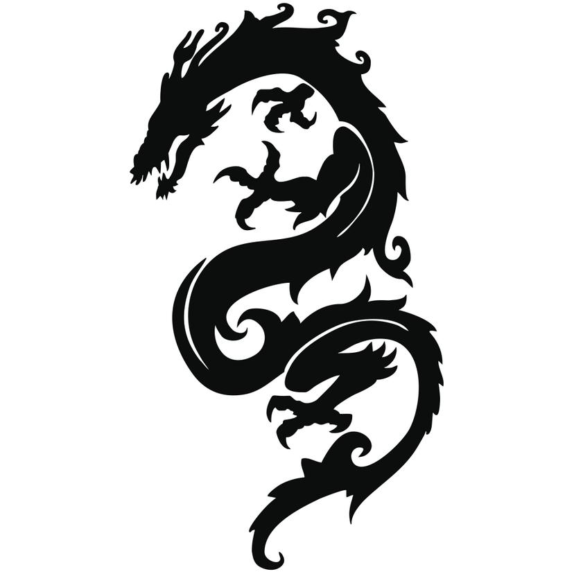 Wallsticker Drage