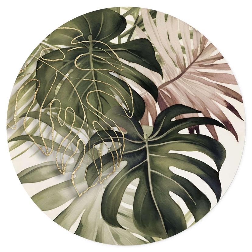 Adesivo murale Foglie tropicali Boho - Haase