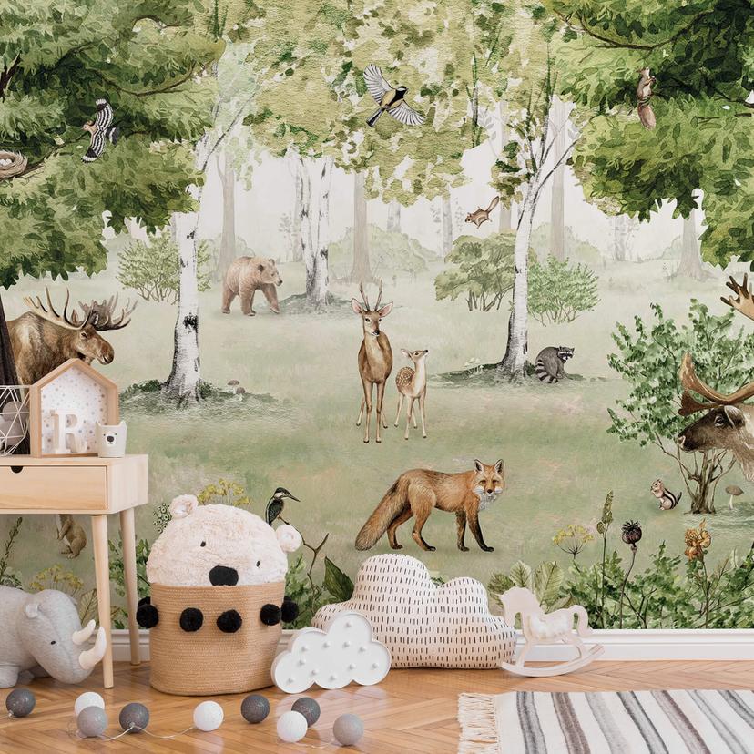 Kikki Belle - Papel pintado "Forest wonder