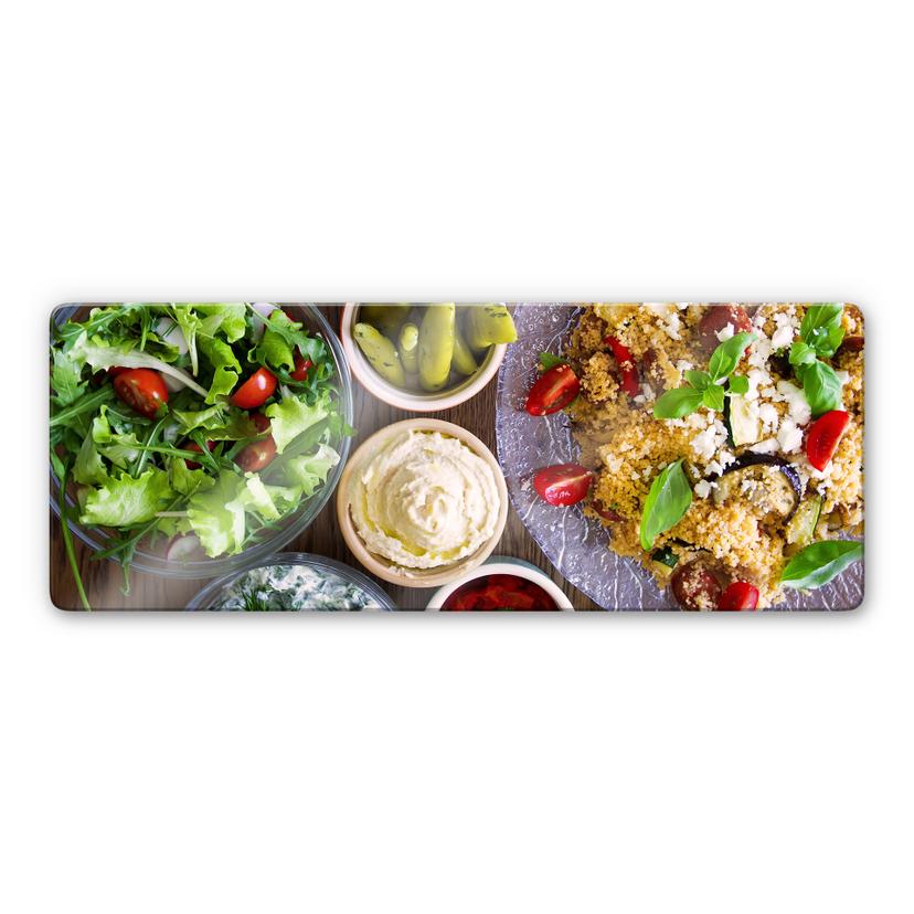 Glasschilderij Antipasti