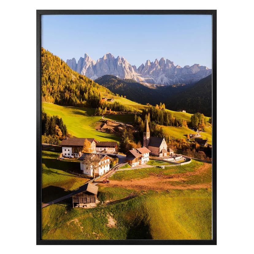 Plakat - Colombo - Lille landsby i Dolomitterne