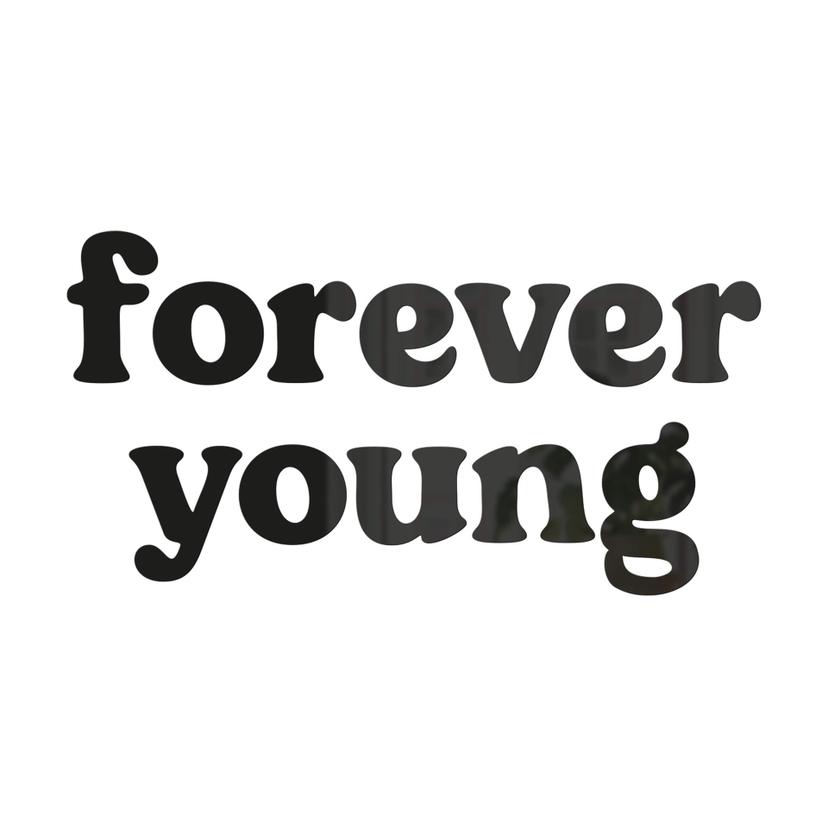 Decoro in acrilico Forever Young