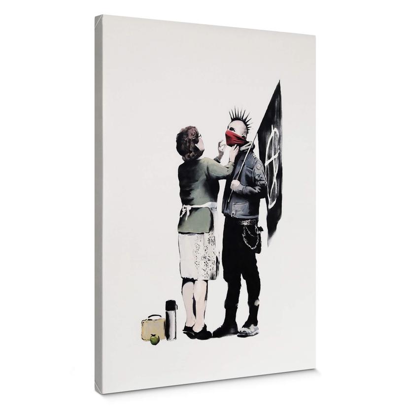 Canvasbillede Banksy - Mother's Advice