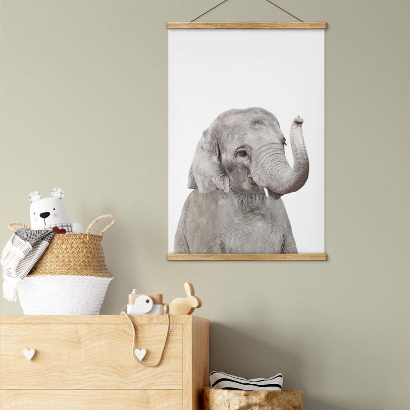 Stoffbild Sisi & Seb - Baby Elefant
