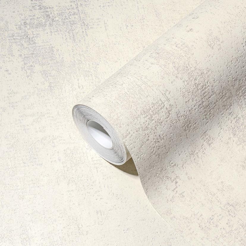 Non-woven tapet grädde vit vintage design tapet för sovrum, kök, vardagsrum