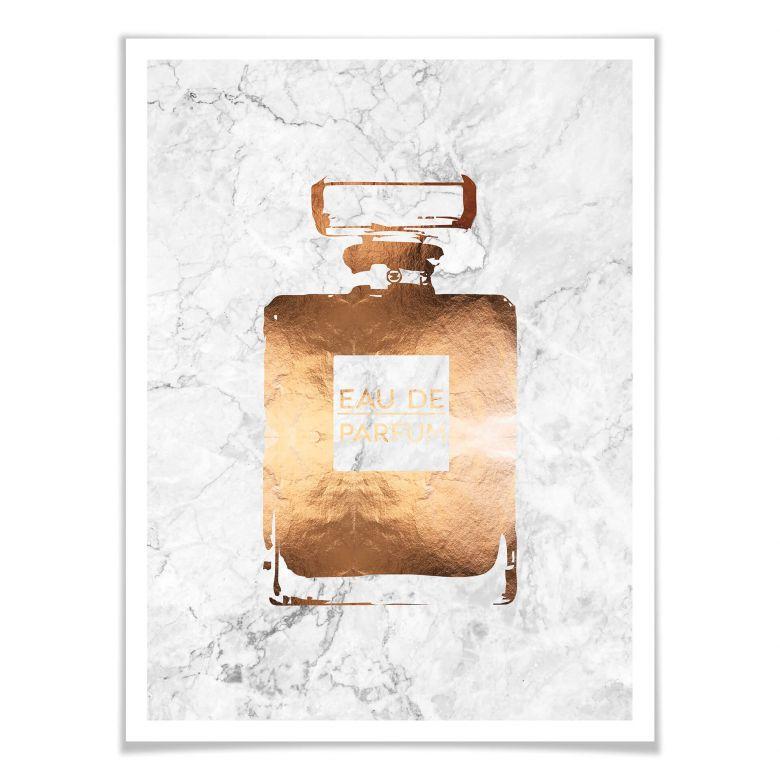 Poster effetto ramato - Eau de Parfum