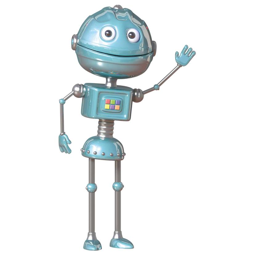Adesivo murale Michel Agullo - Robot Todd