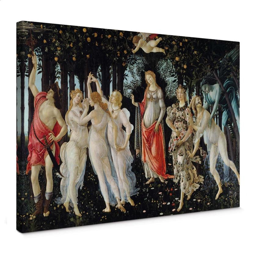 Botticelli - Primavera - Lærredsprint