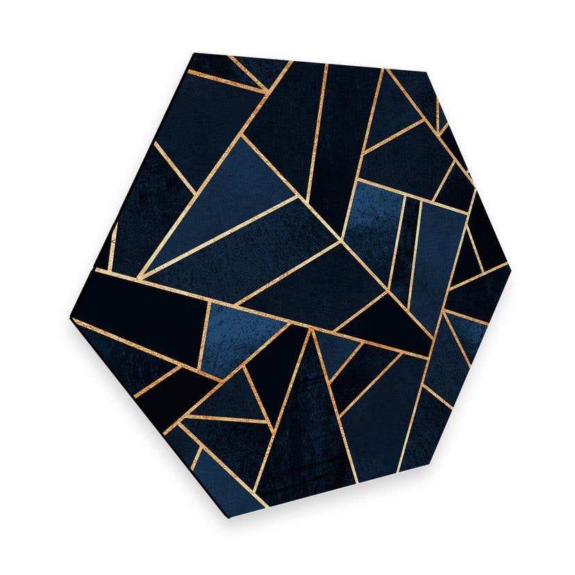 Hexagon Dibond Fredriksson - Ocean Stones