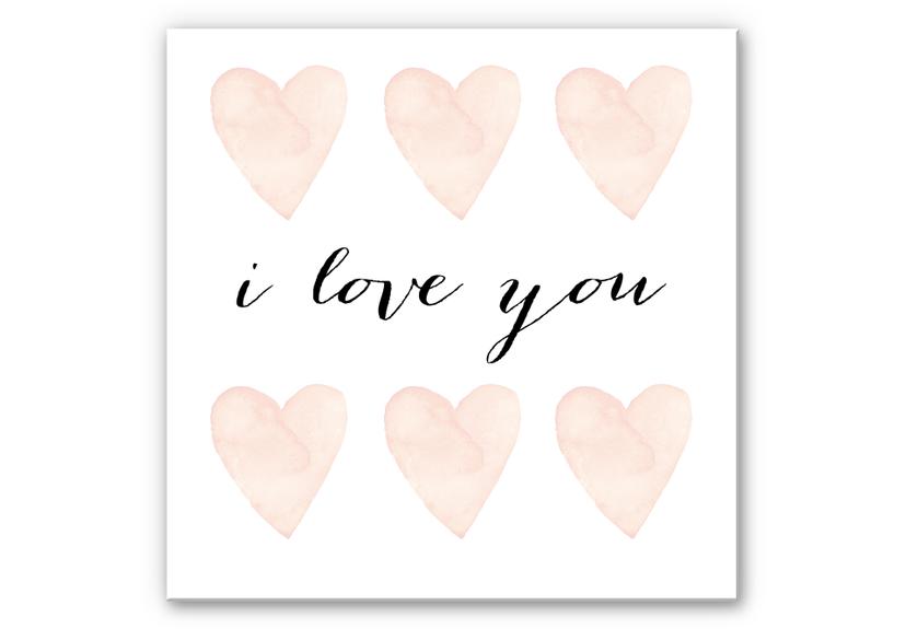 Stampa su Forex Confetti & Cream – I Love You