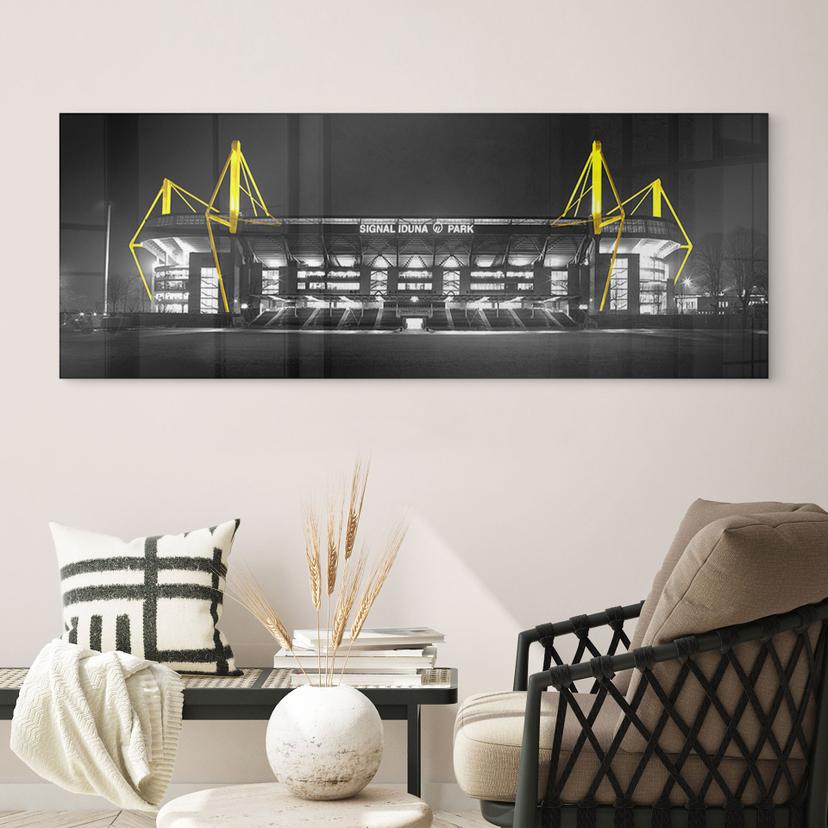 Stadio in vetro acrilico a Dortmund - Grigio