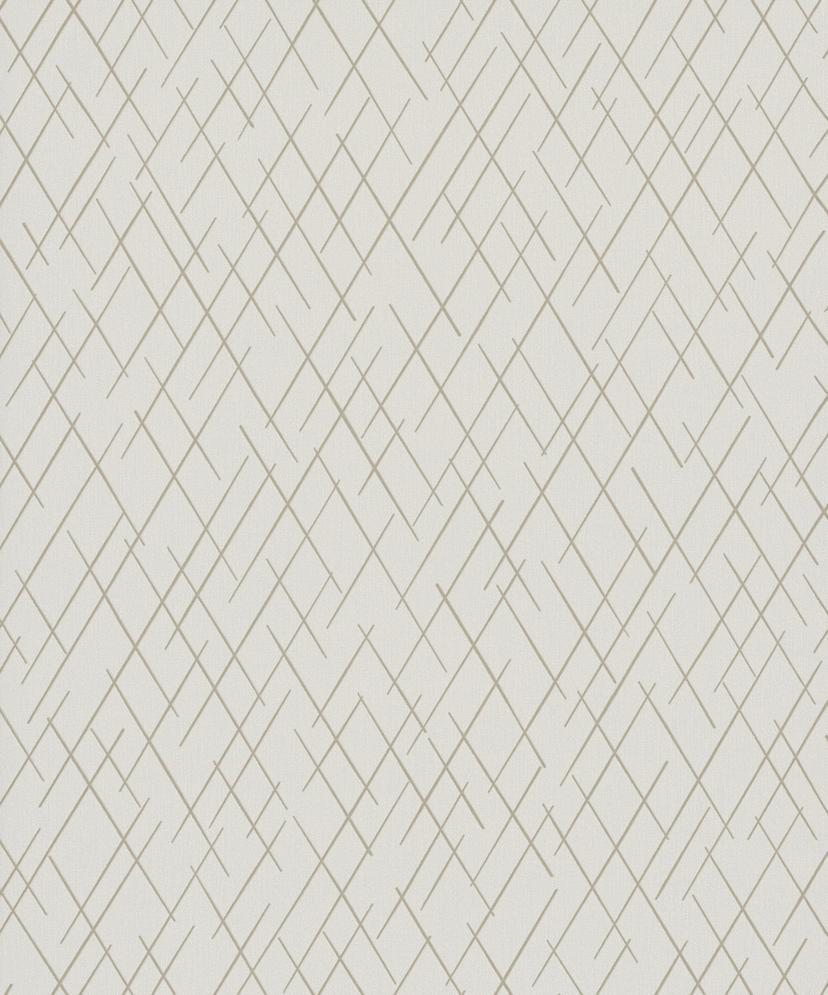 grafisk tapet, non-woven vægbeklædning Novamur Kylie beige