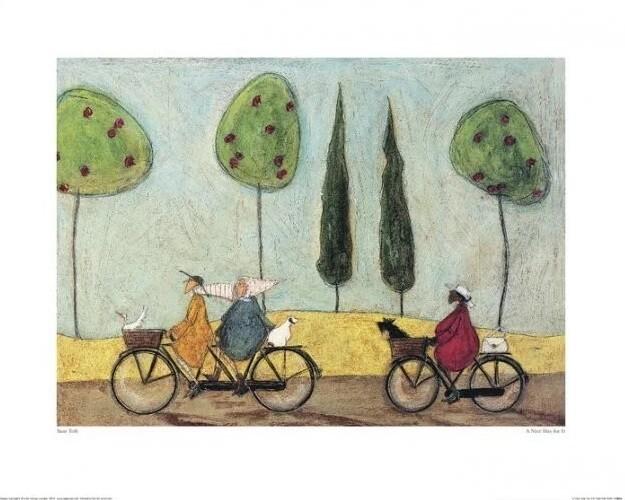 Plakat Sam Toft - A Nice Day For It kunsttryk, Sam Toft (50 x 40 cm)