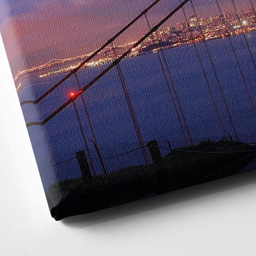 Stampa su tela Il ponte Golden Gate - panoramica