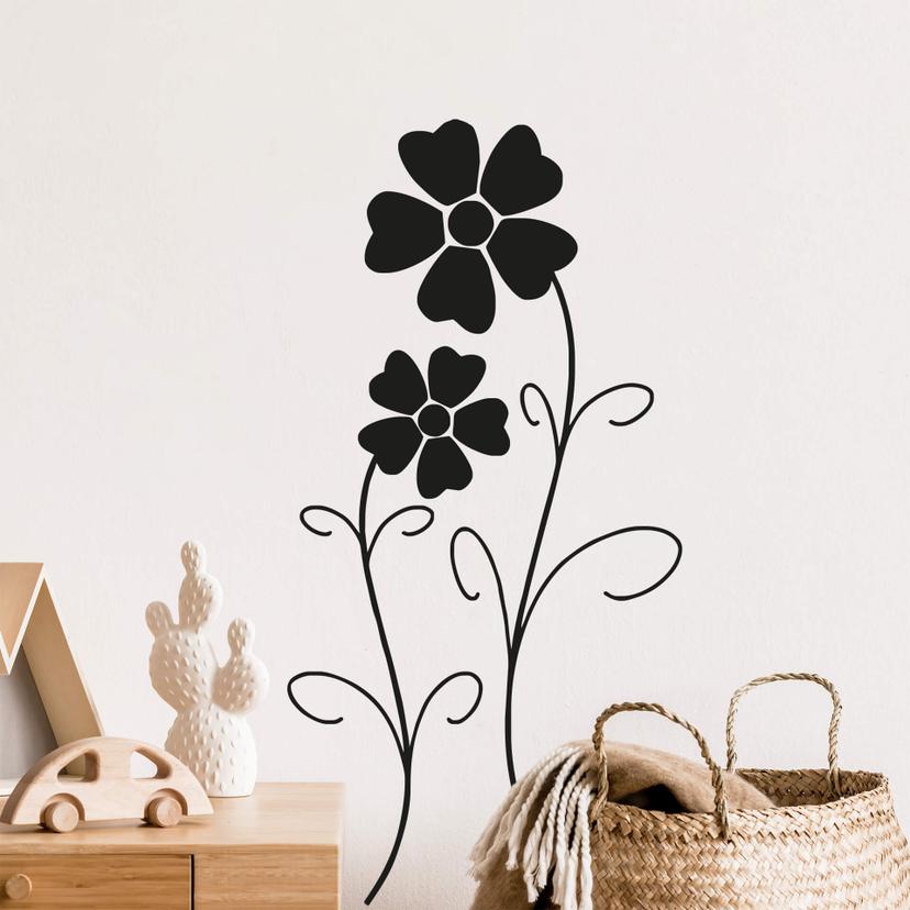 Sticker mural - Design Floral