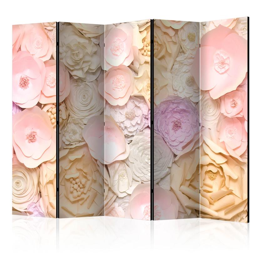 Divisorio per sala - Bouquet di fiori, 3 pezzi