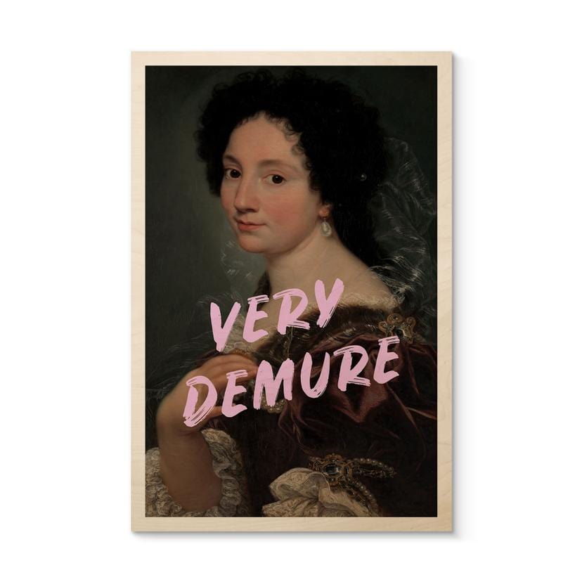 Billede af træ Baroque Beauty: Very Demure - Grace Digital Art