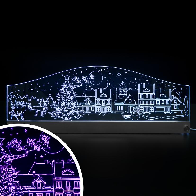 LED Skyline Weihnachten
