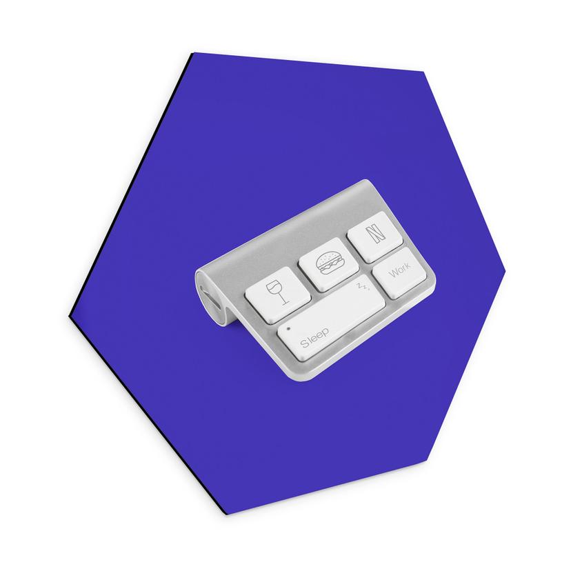 Hexagon Dibond Livets tastatur - Pozdniakov