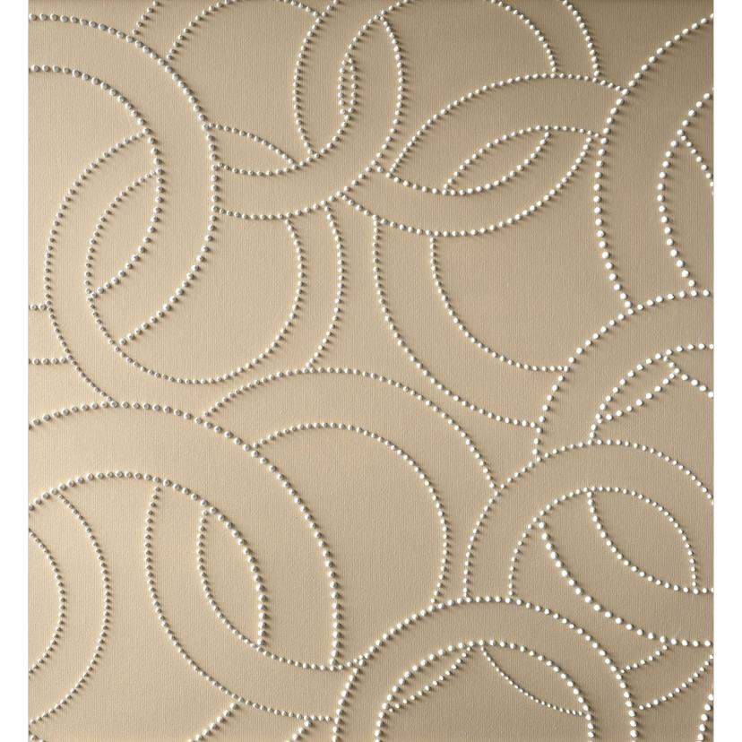 Abstrakta ringar beige | Geometrisk Fototapet - Grande
