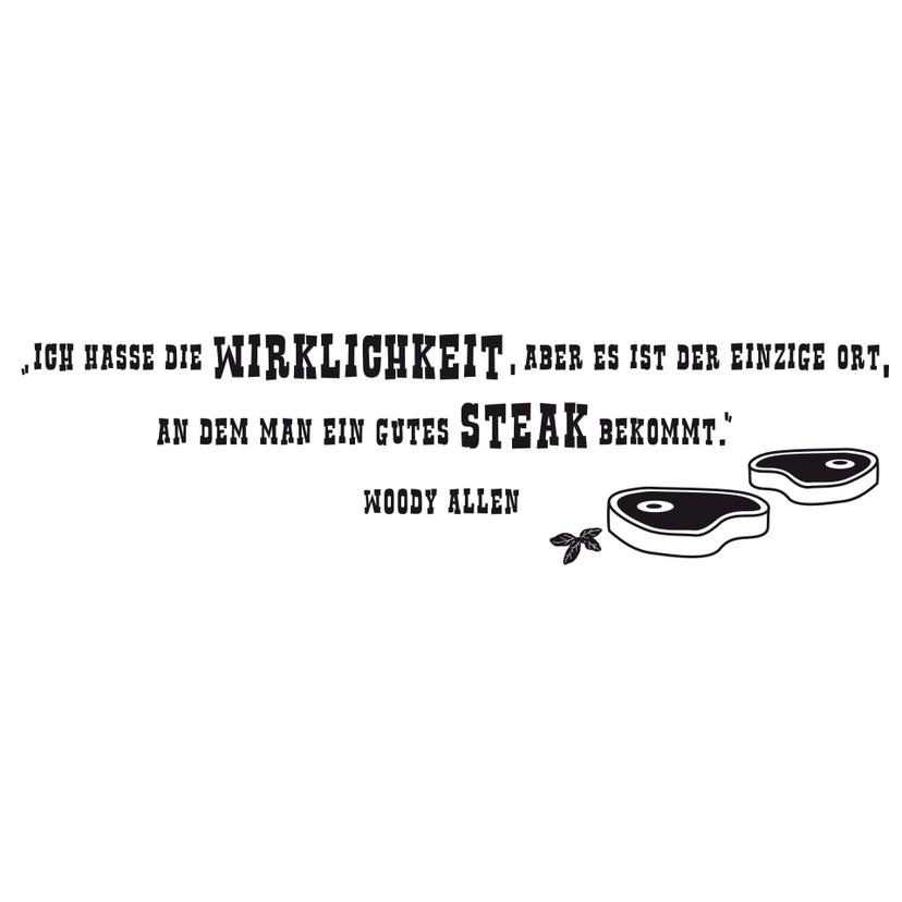 Wandtattoo Ein gutes Steak...