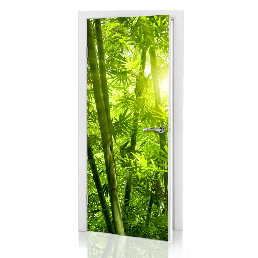 Türdesign Sonnenschein im Bambuswald 91x200 cm
