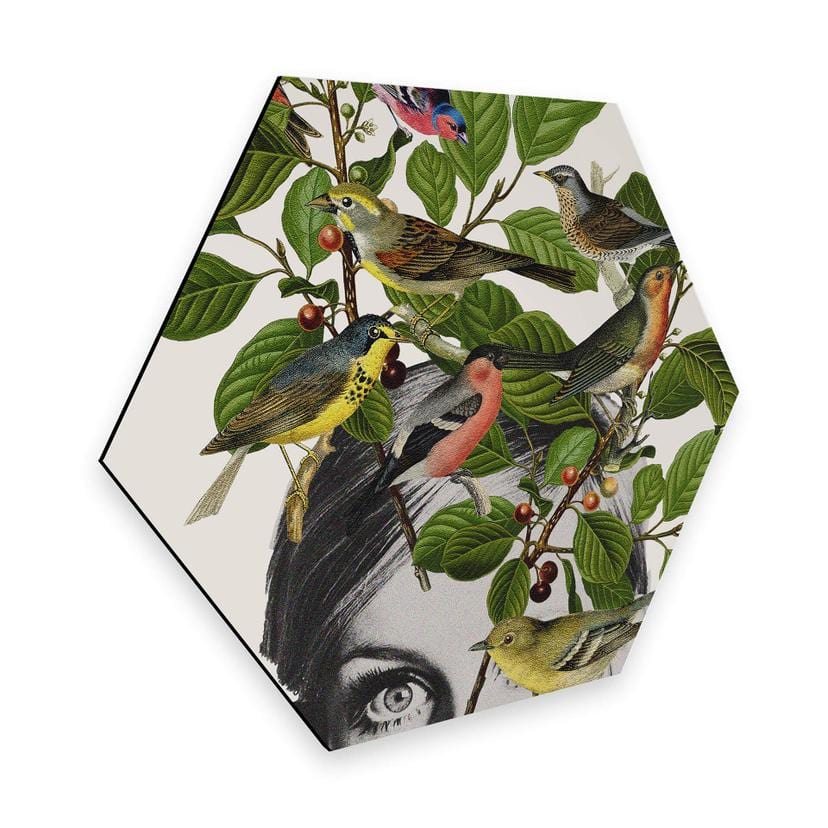 Hexagone - Alu-Dibond Frida Floral Studio - Twiggy eye