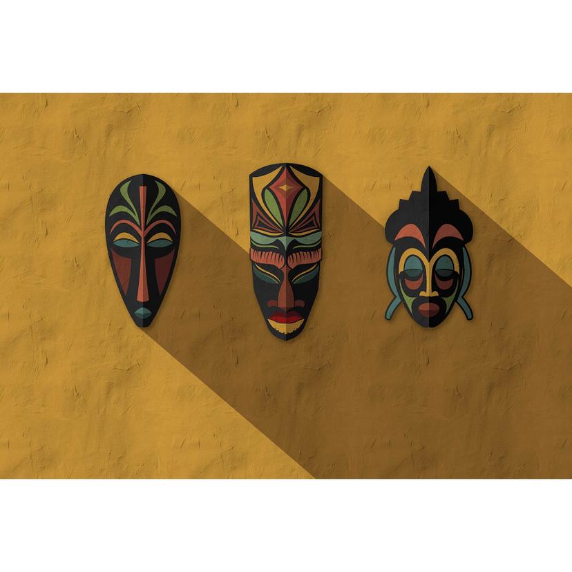 Livingwalls fotomurale Walls by Patel 3 Zulu 1 giallo
